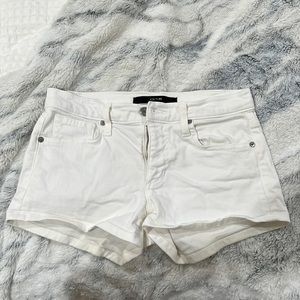Joe’s Jeans White Denim Shorts Size 25